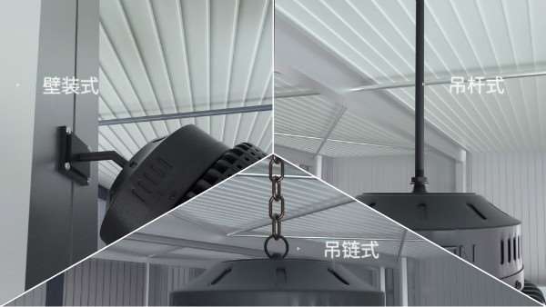 灯具的安全吊链式方式展示